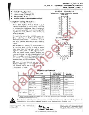 SN74AC574DW datasheet  